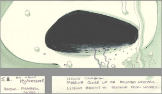 Illustration for article titled Unused storyboards show how Alien could have been more "pornographic"